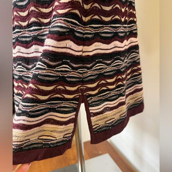 White House Black Market Multicolor Striped Sweater Tunic Women’s Size Medium - Picture 5 of 10